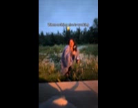 Woman wishing on dandelion that she was skinny 