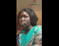 Woman swallow bottle cap deep dimple trick