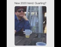 Collab KaleSaladIG - Guy slams elbow on food and squirts guac onto heater at bar