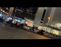 Motocross and ATV parade in the streets