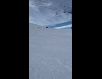 Man Lands on His Face on Snow