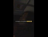 Girl gives mom extreme lip plumper gloss