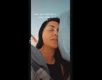 Lady Smells Pillow then Man Smells Finger