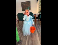 Little boy twirls hits girl in face