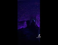 Trying to walk through spinning space tunnel 