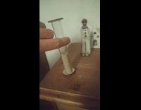 Man flips a 0 second hour glass 