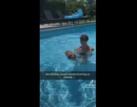 Collab VIBES - Grandma is accidentally caught drowning on camera 