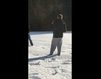 Man tobacco sword pose snow photo shoot