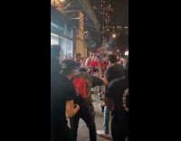 Crowd sings Linkin Park songs outside venue Part 2