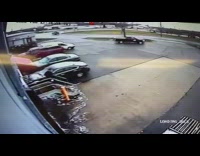 Collab Kale Salad IG -  Guy falls down stairs drops drink