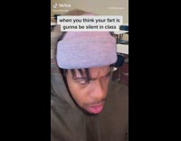 Collab BitchIG2 - Guy farts loudly in class green screen