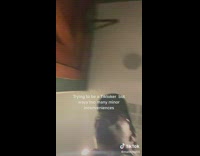 Guy tries to record himself changes mind 