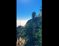 Woman in awe of the view