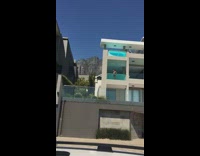 Guy yells at lady in pool 