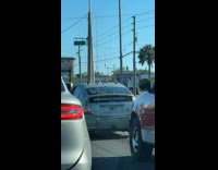 Prius covered in antennas 