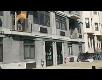 Guy throws desk from second floor 