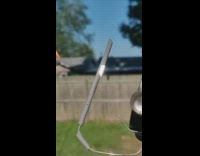 Guy lights match on fire sun telescope 