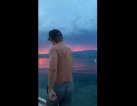 Guy makes gesture and sets off lightning 