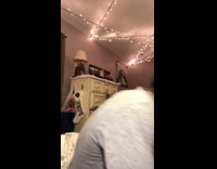 Collab VIBES - Turkey slurpy challenge, girl sucks a slice of turkey and chokes on it 