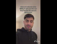 Collab BitchIG2 - Guy black hoodie on phone reading