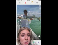 Girl tinder rates guys with fish