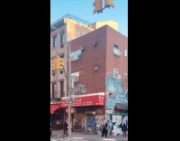 Submitter shows couple dance in the sidewalk