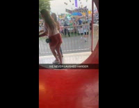 Collab Clips mpugc - Woman falls from spinning tunnel