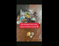 Airbnb hosts think guests made a mess