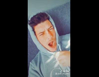 Grey sweater guy gets played lip syncs