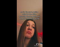 Girl red light room skit  walking around room