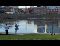 Collab IITW - Fashionable Lady Poses as she Face River