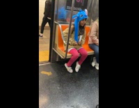 Naughty Kid Flaps her Character Bonnet Ears 