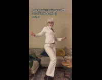 Girl wears Colonel Sanders KFC Halloween costume