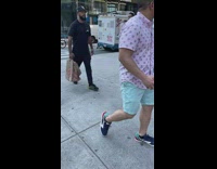 guy stands with sign saying i need pussy