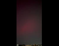 Collab WINY - Northern lights spotted over bushwick night sky