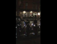 Girl posing night time flash photography