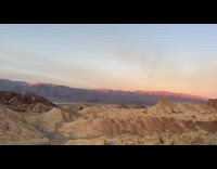 Death Valley sunrise timelapse from Zabriskie Point