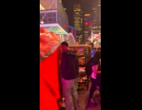 Fans celebrate Knicks win over Boston Celtics part 2