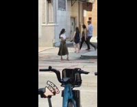 Leopard print skirt bald boyfriend 