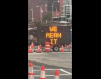 13 feet max we mean it signage