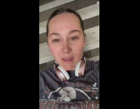 Woman broken ankle fell on stairs