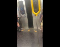 Submitter shows train stopped at middle tunnel