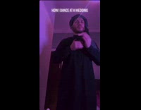 How guy dances at wedding vs home 