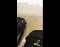 Maintenance worker chases kids riding their bike inside train station, guy in green shirt tries tip trip kid on bike and gets yelled at by man