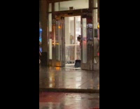 Collab WINY - Woman use shovel scoop out water entrance