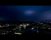 Lightning glow and illuminate the night sky