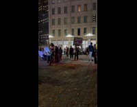 Collab Subway Creatures - Man on street preaches gospel on Halloween