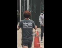 Guy grey shirt italian wife wanted street 