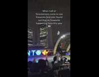 Crowd goes to city hall for New years countdown 