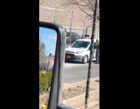 Police officer pulled over speed camera car